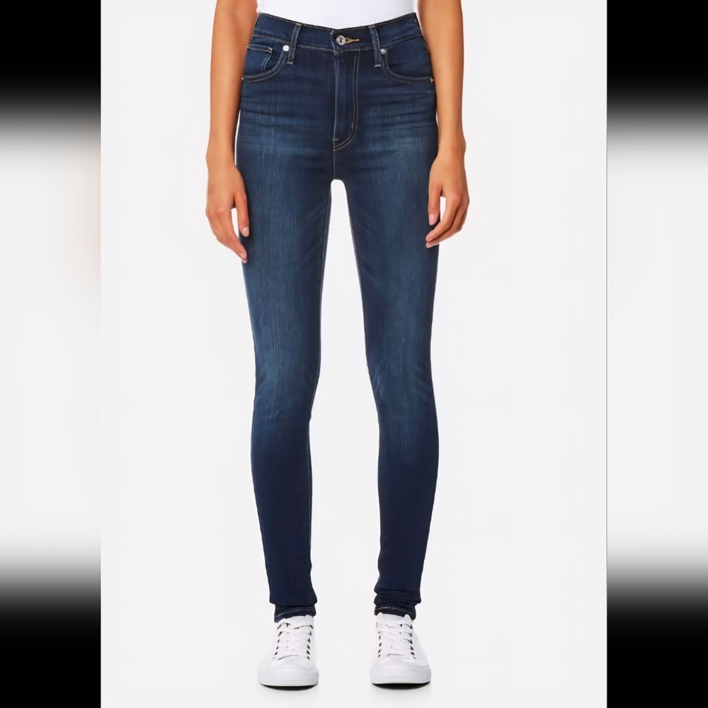 Levi's Mile High Super Skinny Jeans sz 26 Medium Blue